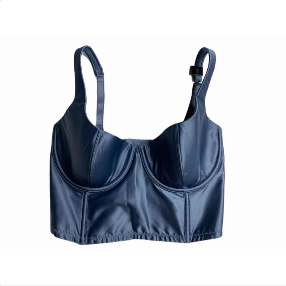 Victoria's Secret Longline Underwire Bra in Powder Blue